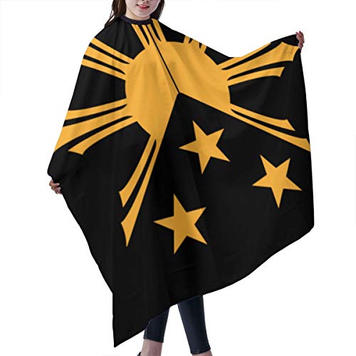 YEGFTSN Professional Barber Cape - Philippines Filipino Sun and Stars Flag Ha...