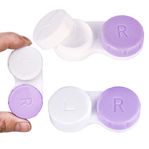 Contact Lens Travel Kit with Contact Container, Portable Contact Box with Inv...