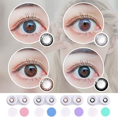 Contact Lens Travel Kit with Contact Container, Portable Contact Box with Inv...