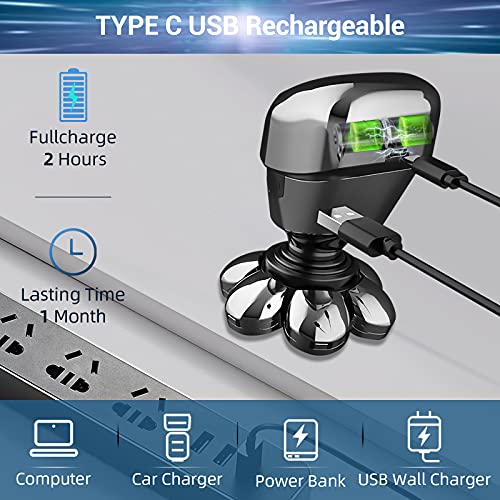 YEMIUGO Head Shavers for Bald Men, 9 in 1 Multifunction Electric Shaver & Gro...