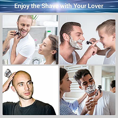 YEMIUGO Head Shavers for Bald Men, 9 in 1 Multifunction Electric Shaver & Gro...