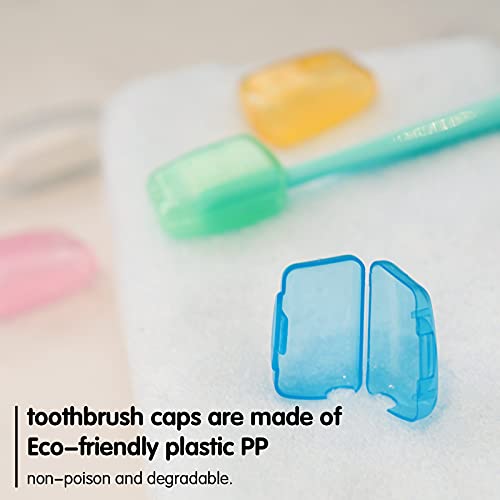 15 PCS Toothbrush Covers Travel Toothbrush Covers Caps for Home and Outdoor T...