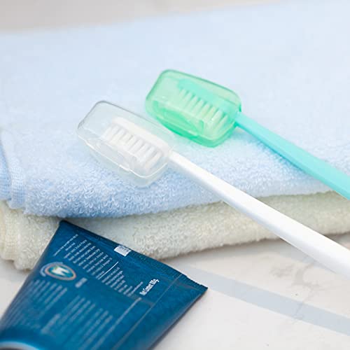 15 PCS Toothbrush Covers Travel Toothbrush Covers Caps for Home and Outdoor T...