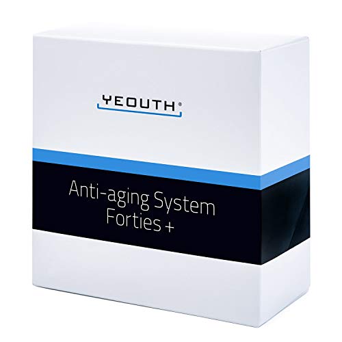 YEOUTH Anti-Aging Facial Kit for Forties+, Facial Skincare Set of 8 : Vit. C ...