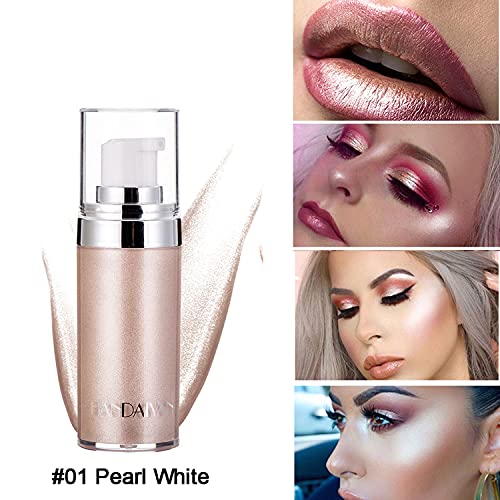 Yeweian Face Body Luminizer, Liquid Highlighter Makeup, Face Body Shimmer Glo...