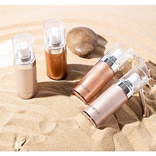 Yeweian Face Body Luminizer, Liquid Highlighter Makeup, Face Body Shimmer Glo...