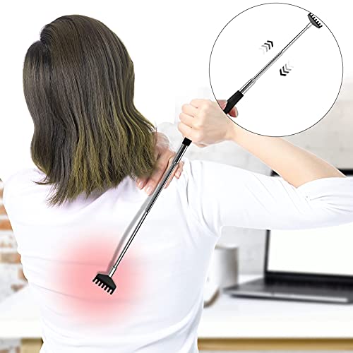 Yexixsr 3 Pack Extendable Back Scratcher Portable Telescopic Back Massager Ba...