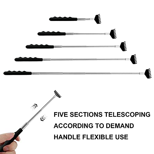 Yexixsr 3 Pack Extendable Back Scratcher Portable Telescopic Back Massager Ba...