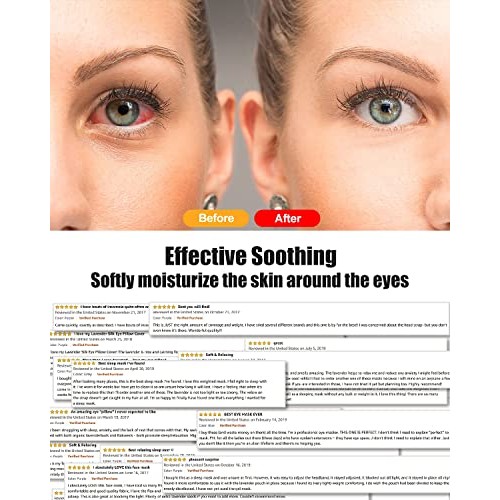 YFONG Eye Mask for Dry Eyes, Moist Heated Microwave Activated Warm Compress W...