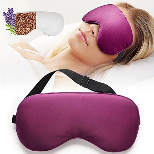 YFONG Eye Mask for Dry Eyes, Moist Heated Microwave Activated Warm Compress W...