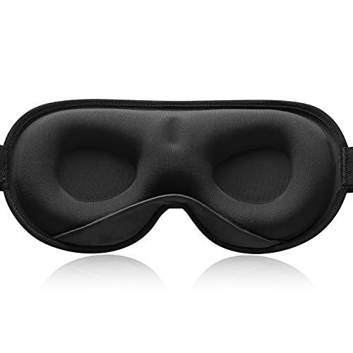 YFONG Sleep Mask, Women Men 2022 3D Micro Weighted Eye Mask Blocking Lights S...