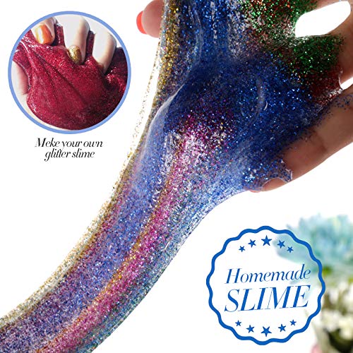 Glitter Set, YGDZ 24 Boxes 5g Fine Glitter & 24 Boxes Chunky Glitter Sequins,...