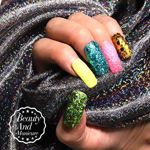 Glitter Set, YGDZ 24 Boxes 5g Fine Glitter & 24 Boxes Chunky Glitter Sequins,...