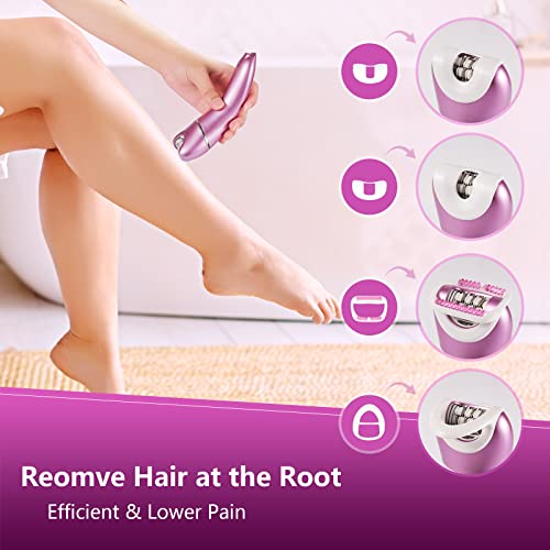 YHC Electric Razors for Women, 5 in 1 Electric Shaver & Epilator for Women Bi...