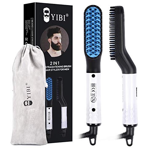 Beard Straightener for Men - Faster Heated Ionic Technology Beard Straighteni...