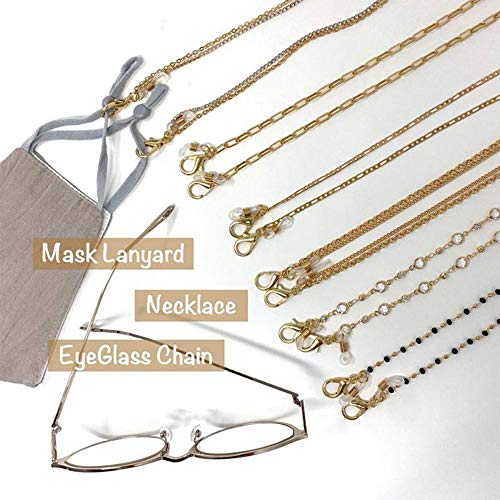 YienDoo Boho Eyeglass Anti-skid Glasses Chain Mask Chain Eyeglass Accessories...