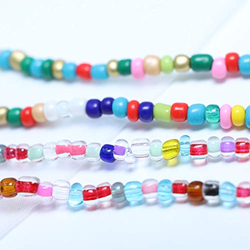 YienDoo Boho Eyeglass Chains with Colorful Beads Anti-skid Glasses Chain Eyeg...