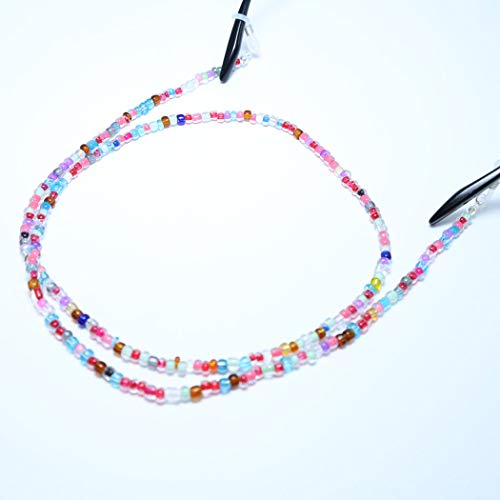 YienDoo Boho Eyeglass Chains with Colorful Beads Anti-skid Glasses Chain Eyeg...