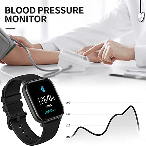 Fitness Tracker Blood Pressure Heart Rate Monitor Blood Oxygen Activity Pedom...