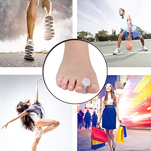 10 Pieces Gel Toe Bunion,Toe Spacers Toe Corrector and Straightener Orthotics...