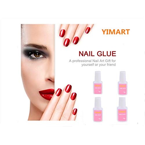 YIMART 10g Fast Drying Strong Adhesive Glue for False Nail Tip Manicure Decor...
