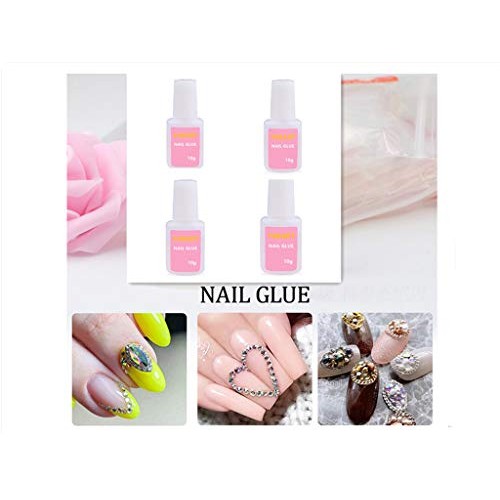 YIMART 10g Fast Drying Strong Adhesive Glue for False Nail Tip Manicure Decor...