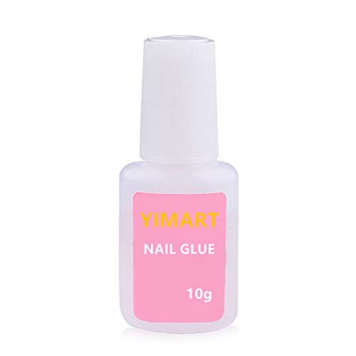 YIMART 10g Fast Drying Strong Adhesive Glue for False Nail Tip Manicure Decor...