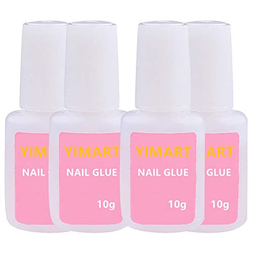 YIMART 10g Fast Drying Strong Adhesive Glue for False Nail Tip Manicure Decor...
