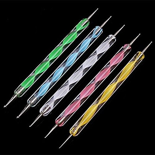 Yimart 20PCS Nail Art Design Dotting Painting Drawing Polish Brush Pen Tools