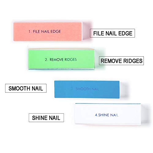YIMART 5Pcs/set Nail Art Buffer Block Nail File For Nail Polish UV Gel Manicu...
