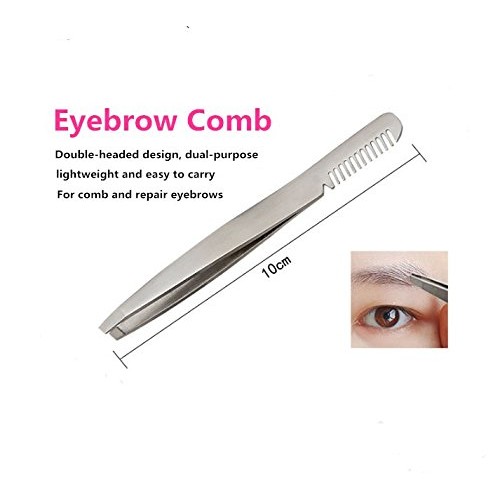Yimart® Professional Eyebrow Tweezer Set False Eyelash Extension Tool Kits Se...