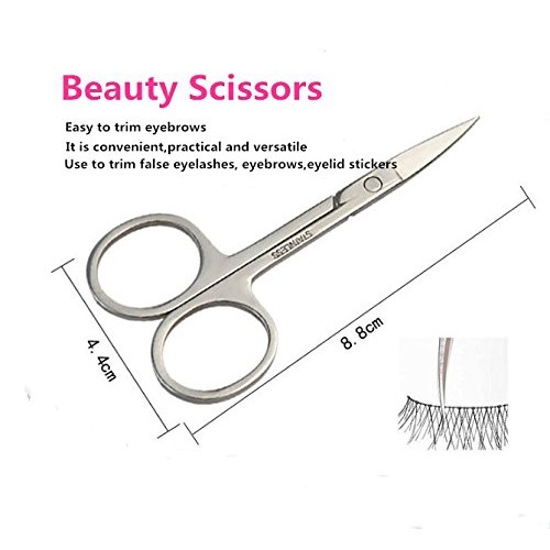 Yimart® Professional Eyebrow Tweezer Set False Eyelash Extension Tool Kits Se...