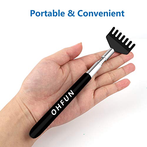 6 Pack Extendable Back Scratcher - Portable Telescoping Metal Back Scratchers...