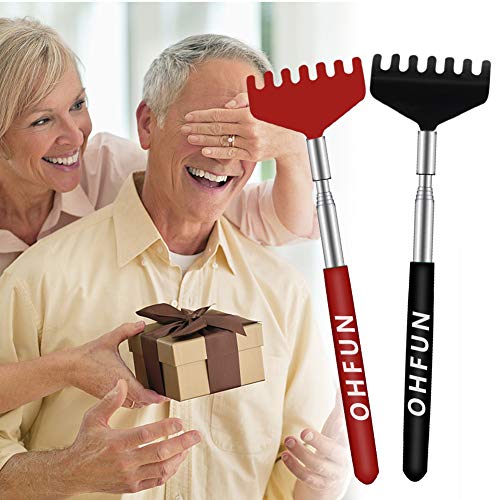 6 Pack Extendable Back Scratcher - Portable Telescoping Metal Back Scratchers...