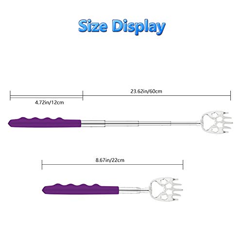 8 Pack Back Scratcher for Adults Extendable - Bear Claw Back Scratchers for M...