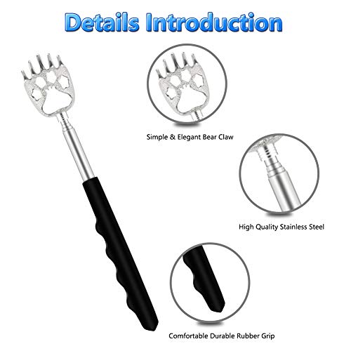 8 Pack Back Scratcher for Adults Extendable - Bear Claw Back Scratchers for M...