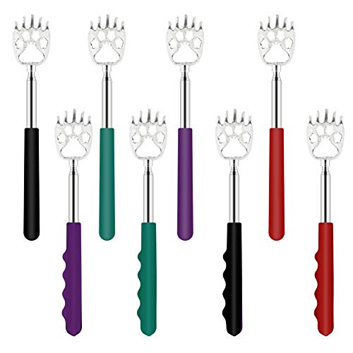 8 Pack Back Scratcher for Adults Extendable - Bear Claw Back Scratchers for M...