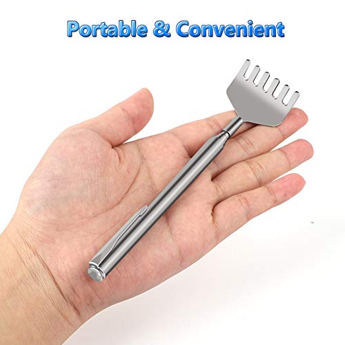 Extendable Back Scratcher for Men - YIMICOO 3 Pack Portable Telescopic Metal ...