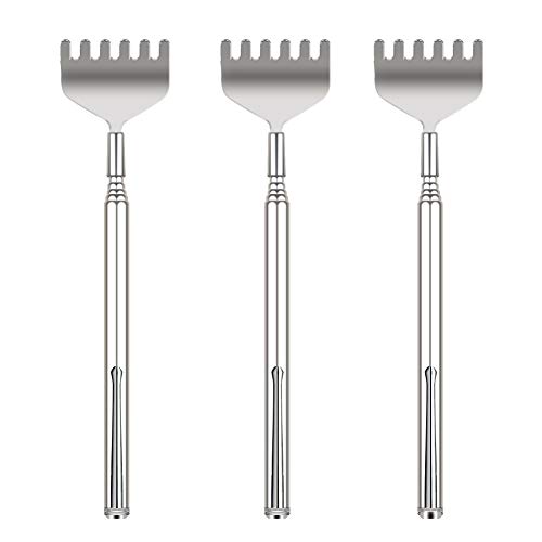 Extendable Back Scratcher for Men - YIMICOO 3 Pack Portable Telescopic Metal ...