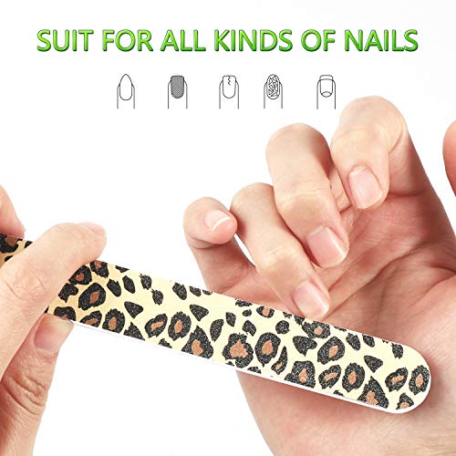 YIMICOO 12PCS Nail Files 150/150 Grit, Emery Boards for Nails, Professional D...