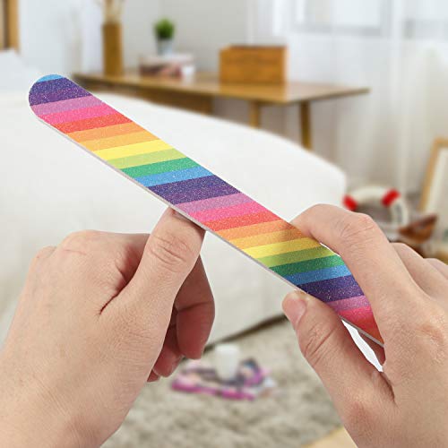 YIMICOO 12PCS Nail Files 150/150 Grit, Emery Boards for Nails, Professional D...