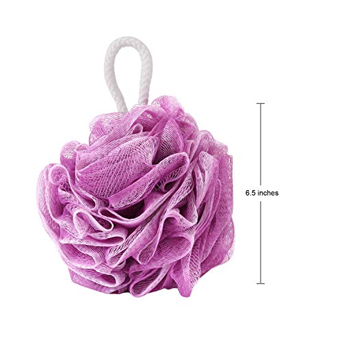 YINENN Bath Shower Sponge Loofahs XL (80g/pcs) Mesh Pouf Shower Ball, Nature ...