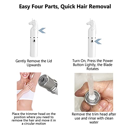 Hair Remover, Women Cordless Electric Epilator, Waterproof Painless Body Hair...