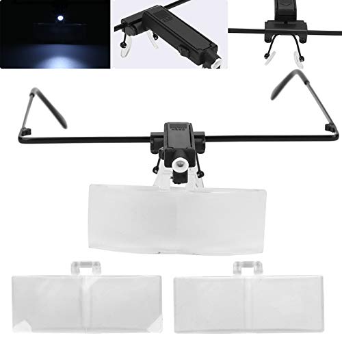 Headband Magnifying Glass, Head Mount Magnifying Glasses, Eyeglasses Magnifie...