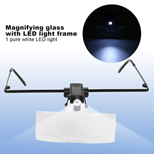 Headband Magnifying Glass, Head Mount Magnifying Glasses, Eyeglasses Magnifie...