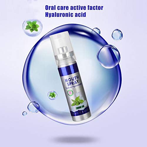 Mouth Spray,Mint Flavor Breath Refreshing Mouth Spray Bad Breath Removal Oral...