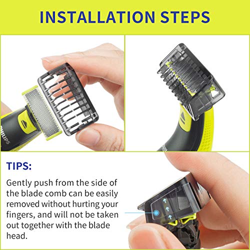 Guide Combs For Philips One Blade & OneBlade Pro QP2520 QP2530 QP2620 QP2630 ...