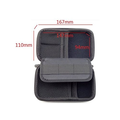 Nylon Hard Shell James Diabetes Compact Case for Glucose Meter Test Strips La...