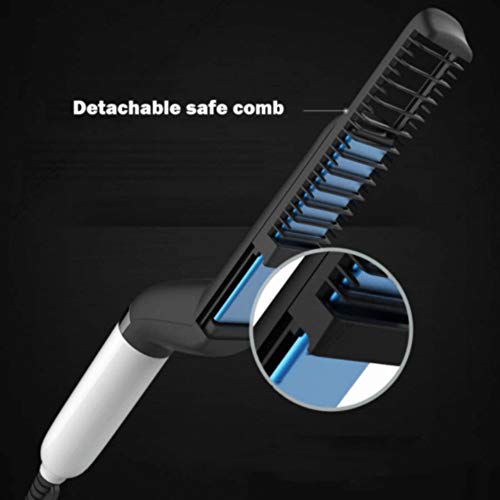 Yinrunx Beard Straightener Electric Hot Comb for Men Mens Hair Beard Iron Str...