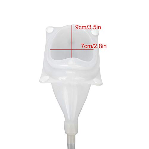 YINUODAY Urinals Collector with 2 Urine Catheter Bags, Portable Silicone Urin...